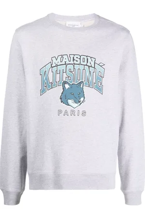 Maison Kitsuné Logo-print cotton sweatshirt