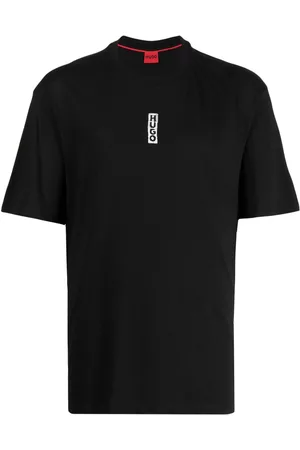 HUGO BOSS Homem T-shirts & Manga Curta - Logo-print cotton T-shirt