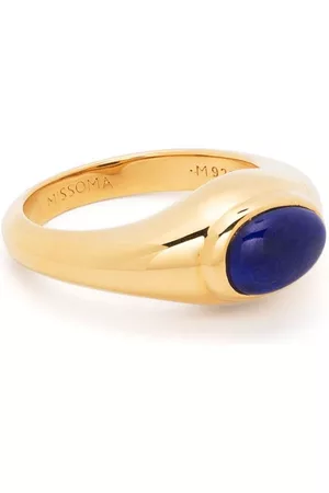 Missoma Mulher Anéis - Logo-engraved gemstone ring