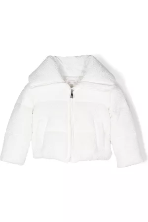 MONNALISA Menina Casacos de Penas & Acolchoados - Padded long-sleeve hooded jacket