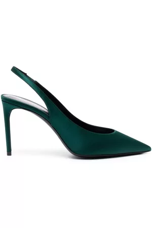 Saint Laurent Mulher Plataformas - Zoe 90mm slingback pumps