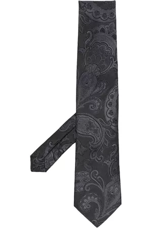 Etro Homem Laços de Colarinho - Paisley print silk tie