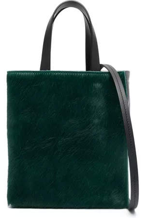 Marni Mulher Tote - Museo colour-block leather tote bag