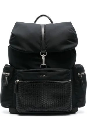 Ermenegildo Zegna Woven panel backpack