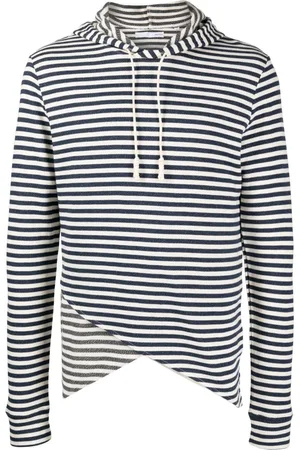 PRIVATE STOCK Striped cotton hoodie