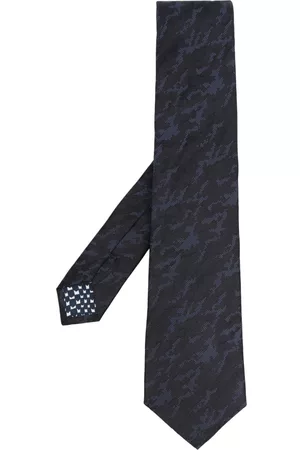 Paul Smith Homem Laços de Colarinho - Abstract-print silk tie