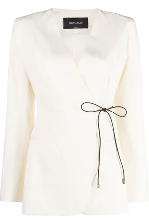 Fabiana Filippi Side-fastening wrap blazer