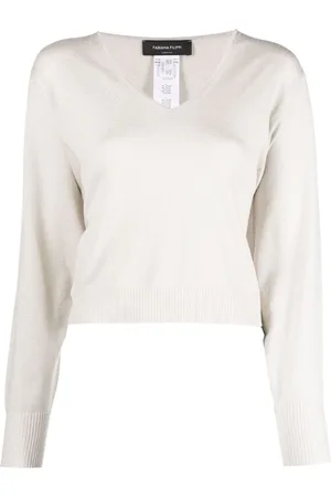 Fabiana Filippi V-neck drop-shoulder jumper
