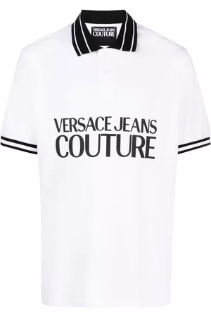 VERSACE Homem Camisa Formal - Logo-print cotton polo shirt