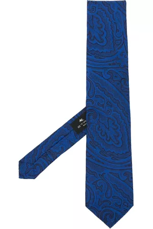 Etro Homem Laços de Colarinho - Patterned-jacquard silk tie