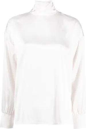 Fabiana Filippi High-neck satin blouse