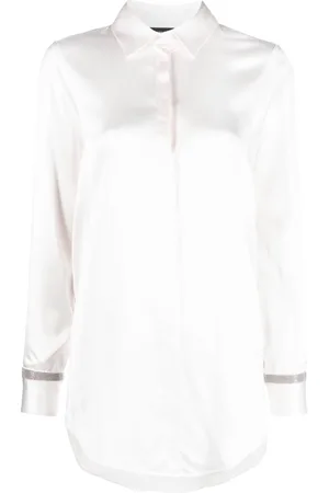 Fabiana Filippi Long-sleeve satin shirt
