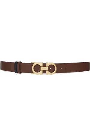Salvatore Ferragamo Gancini-buckle reversible leather belt