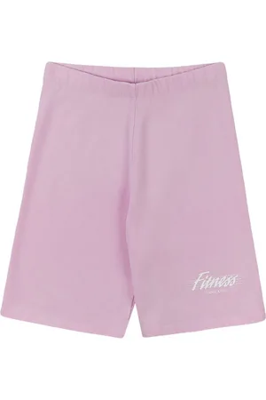 Sporty & Rich Slogan-print jersey cycling shorts