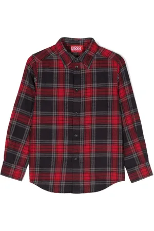 Diesel Cumbe check-pattern shirt