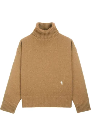 Sporty & Rich Logo-embroidered wool jumper