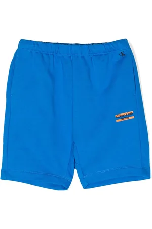 Calvin Klein Logo-print cotton track shorts