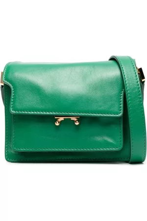 Marni Mulher Malas de Tiracolo - Trunk mini leather shoulder bag
