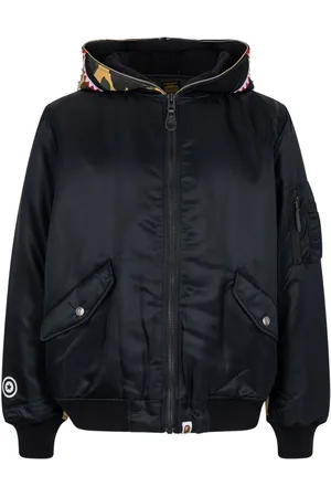 A Bathing Ape Shark MA-1 hooded bomber jacket