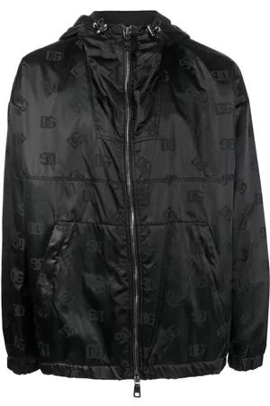 Dolce & Gabbana Homem Casacos - DG logo-print hooded jacket