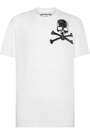 Philipp Plein Skull-print cotton T-shirt