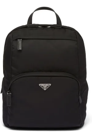 Prada Triangle-logo zipped backpack