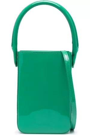 By Far Mulher Tote - Mini patent-leather tote