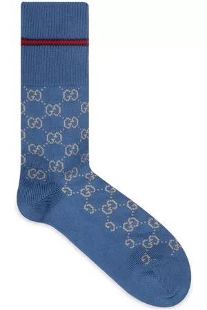 Gucci Homem Meias - GG monogram-pattern cotton socks