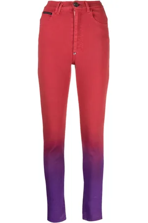 Philipp Plein High-waisted ombr?? jeggings