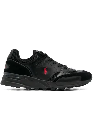 Ralph Lauren Trackster 200 leather sneakers