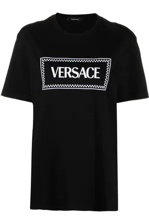 VERSACE 90s Vintage logo-embroidered T-shirt