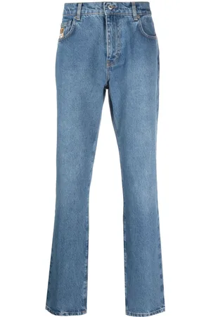 Moschino Leo Teddy-print skinny jeans