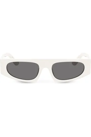 Dolce & Gabbana DG Crossed rectangle-frame sunglasses