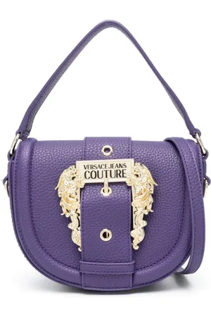 VERSACE Baroque-buckle tote bag