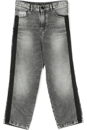 Nº21 Logo-appliqu?? straight-leg jeans