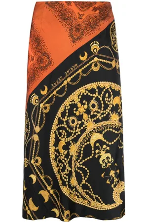 Marine Serre Ornament Jewelry silk skirt