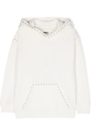 Maison Margiela Studded cotton hoodie