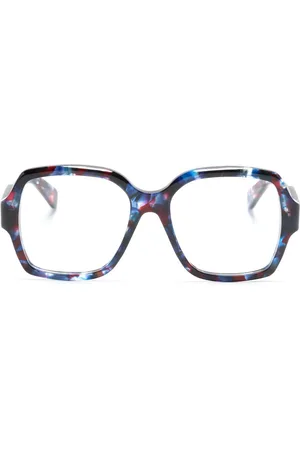 Chloé Logo-lettering square-frame glasses