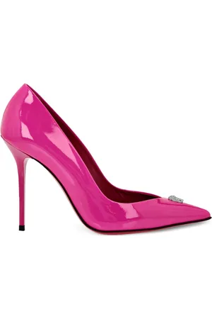 Philipp Plein Pointed-toe leather pumps
