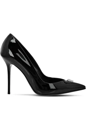Philipp Plein 105mm pointed-toe leather pumps
