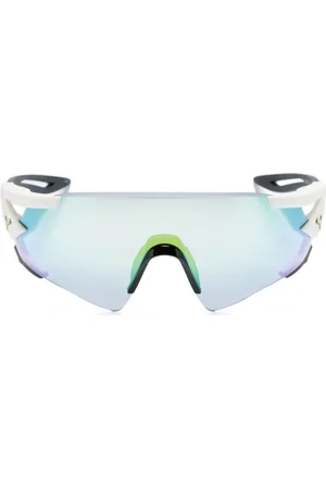 PUMA Logo-plaque oversize-frame sunglasses