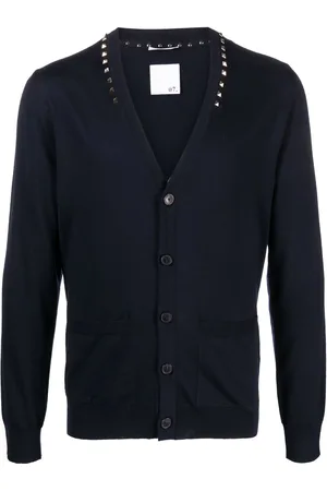 VALENTINO GARAVANI Rockstud-embellished wool cardigan