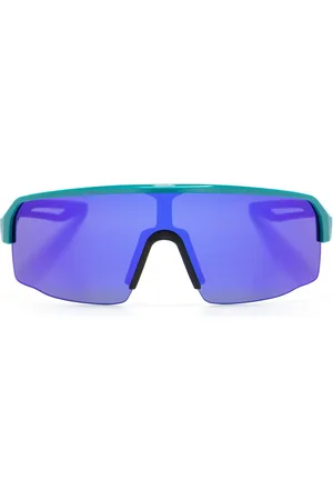 PUMA Logo-plaque oversize-frame sunglasses