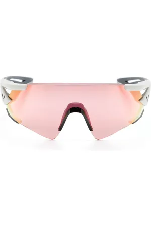 PUMA Logo-plaque oversize-frame sunglasses