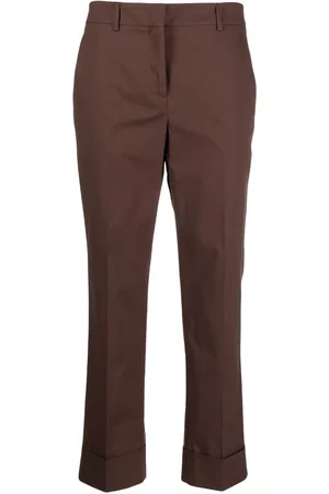 Incotex Pressed-crease cropped trousers