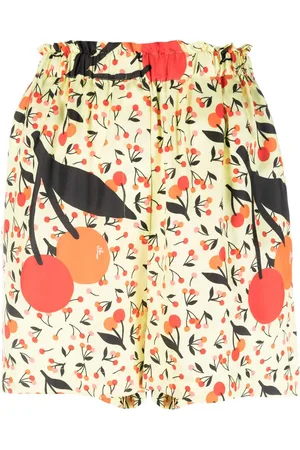 Sonia by Sonia Rykiel Cherry-print twill shorts