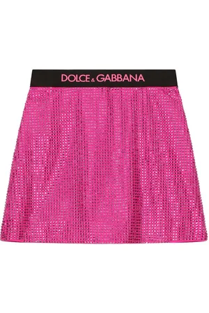 Dolce & Gabbana Rhinestone-embellished A-line skirt