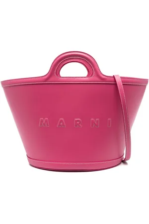 Marni Tropicalia leather tote bag