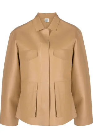 Totême Army leather jacket