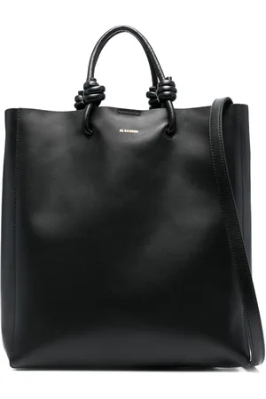 Jil Sander Knot-detail leather tote bag